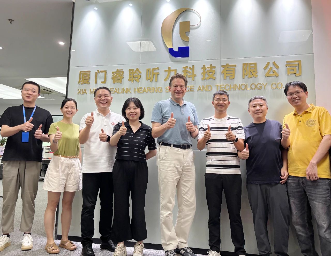 欢迎瑞声达总经理Christian及销售团队莅临